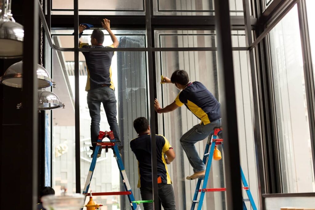 Sun protection window film - installation